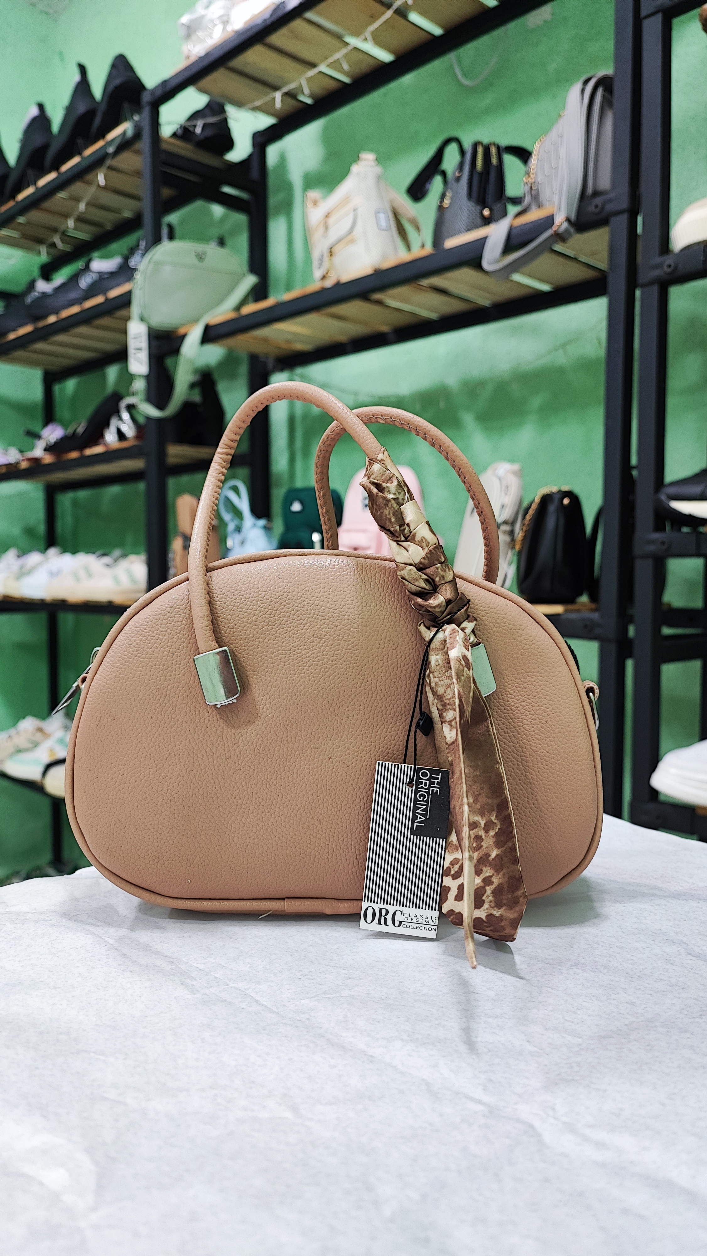 کیف دستی شرانگ دستمال دار زنانه