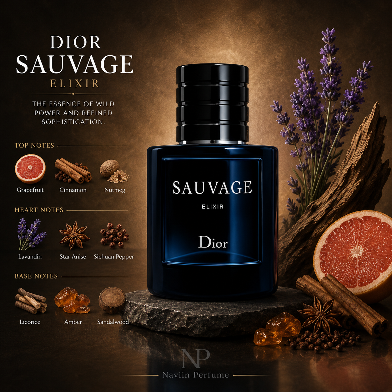 عطر دیور ساواج الکسیر مردانه | Dior Sauvage Elixir