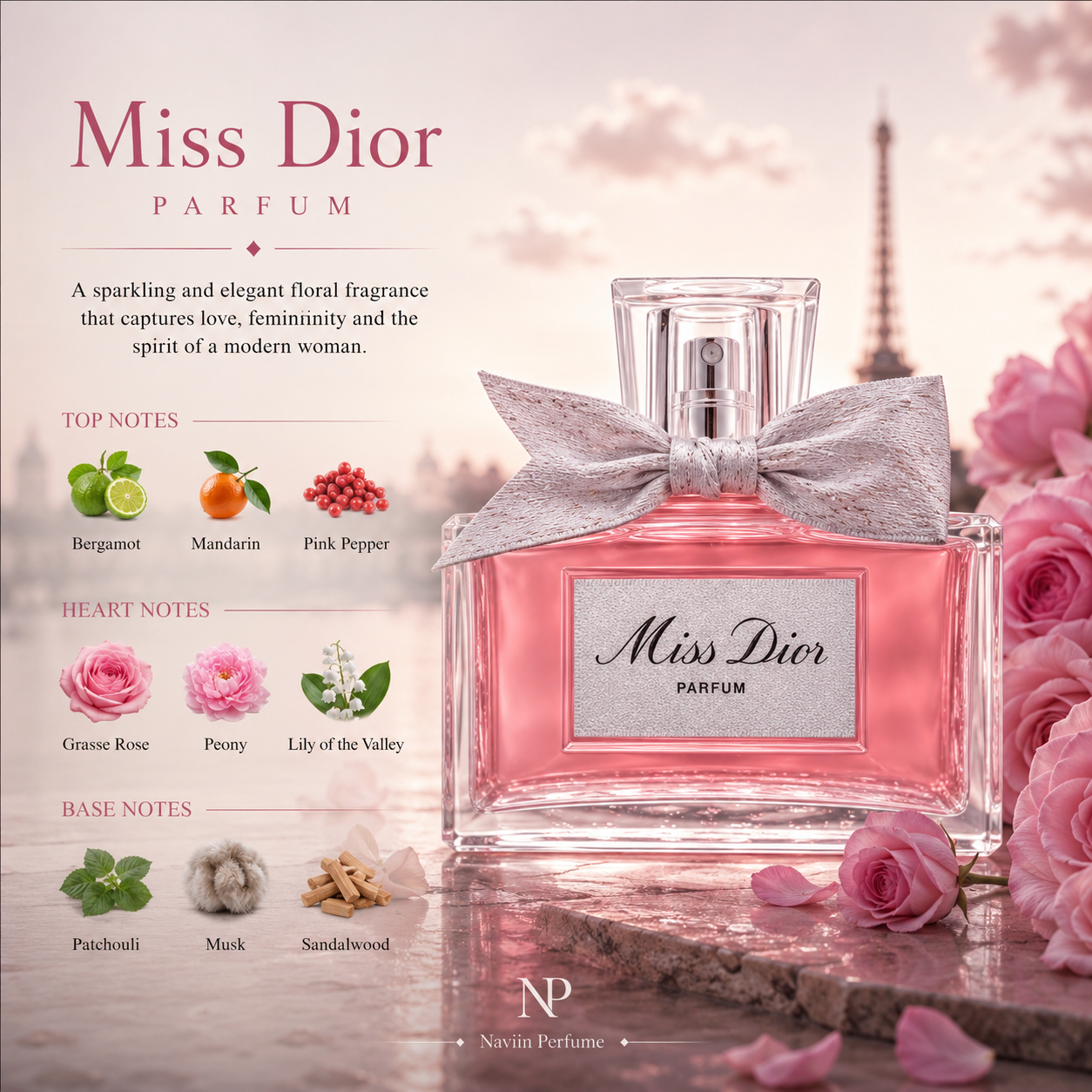 عطر میس دیور پارفوم زنانه | Miss Dior Parfum